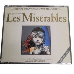 Les Misérables 2-Disc CD Set Original Broadway Cast Recording Geffen Records